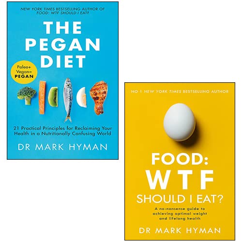 Mark Hyman Collection 2 Books Set (The Pegan Diet & Food: WTF Should I Eat?) Books