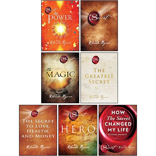 Secret Series Collection 7 Books Set By Rhonda Byrne (Hero, Power, Magic, The Secret, How The Secret Changed My Life, The Secret to Love, Health and Money, The Greatest Secret) Lifestyle