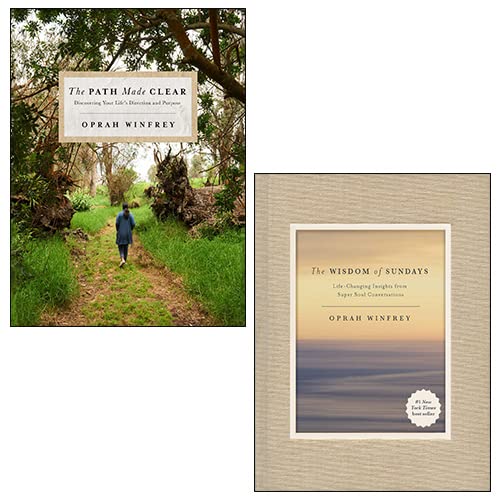 Oprah Winfrey 2 Books Collection Set(The Path Made Clear, The Wisdom of Sundays) - Oprah Winfrey Lifestyle