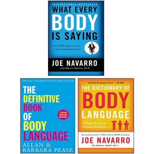 What Every Body Is Saying, The Dictionary of Body Language, The Definitive Book of Body Language 3 Books Collection Set Lifestyle