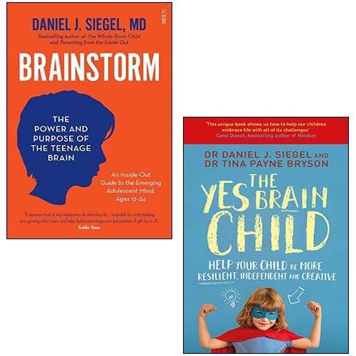 The Yes Brain Child, Brainstorm 2 Books Collection Set By Dr. Daniel J Siegel Parents & Children