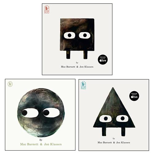 The Shapes Trilogy Series 3 Books Collection Set By Mac Barnett (Triangle, Square, Circle) Novels & Short Stories