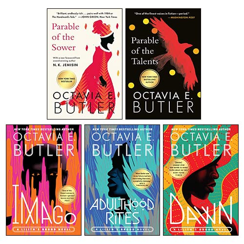 Lilith's Brood & Parable Series Collection 5 Books Set By Octavia Butler (Imago, Adulthood Rites, Dawn, Parable of the Talents, Parable of the Show) - Octavia E. Butler Fiction Books