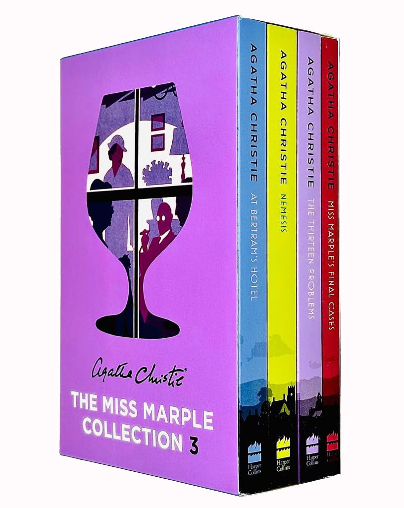 Miss Marple Mysteries Series Books 11 - 14 Collection Set by Agatha Christie (At Bertram’s Hotel, Nemesis, The Thirteen Problems & Miss Marple's Final Cases) Games