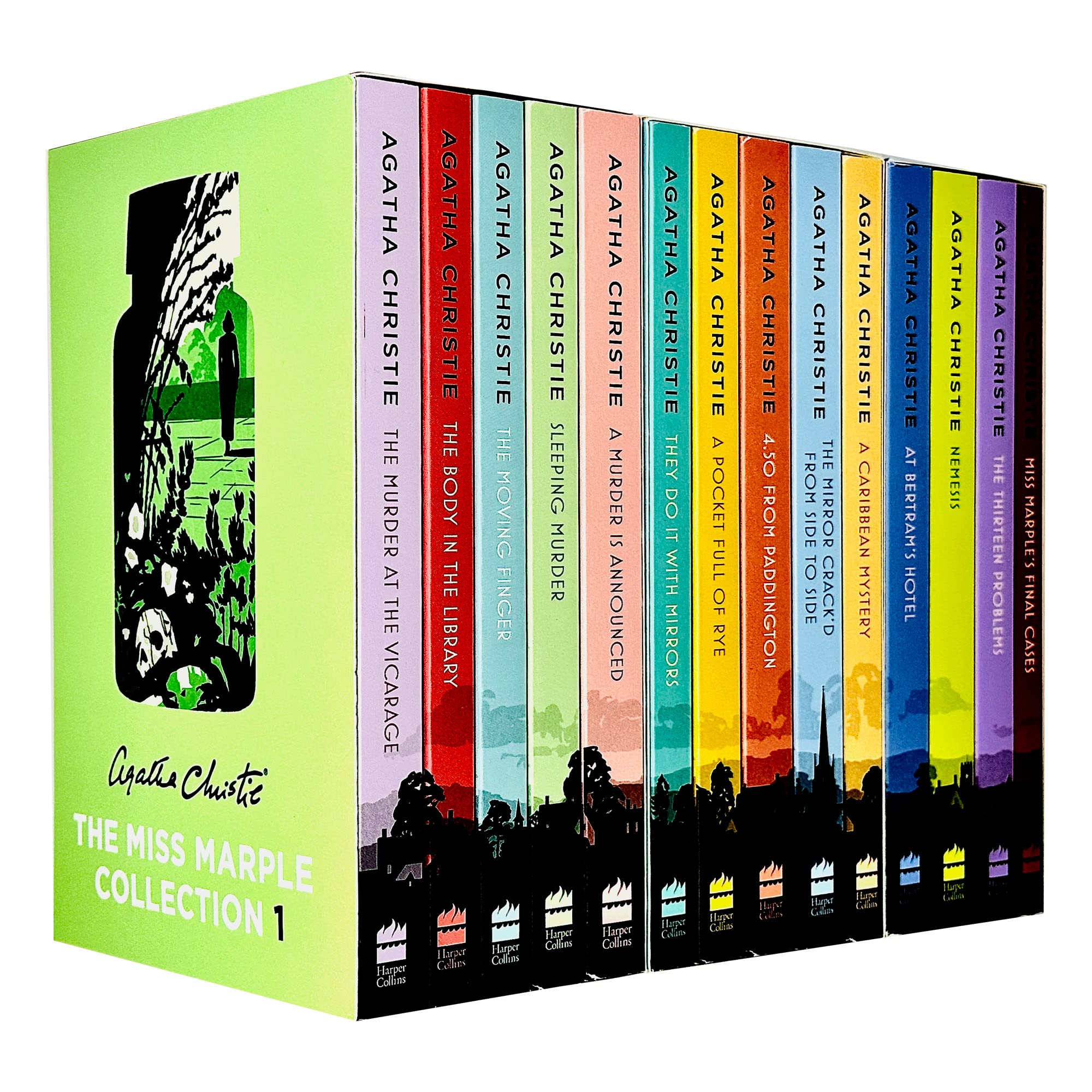 Miss Marple Complete Mysteries Series Books 1 - 14 Collection Set by Agatha Christie (The Murder at the Vicarage, At Bertram’s Hotel, Nemesis, Thirteen Problems & Miss Marple's Final Cases & More) Detective & CSI