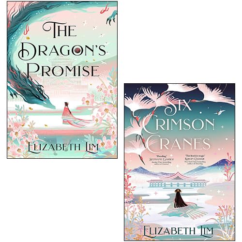 Elizabeth Lim Six Crimson Cranes Series 2 Books Collection Set (Six Crimson Cranes, The Dragon's Promise) Books