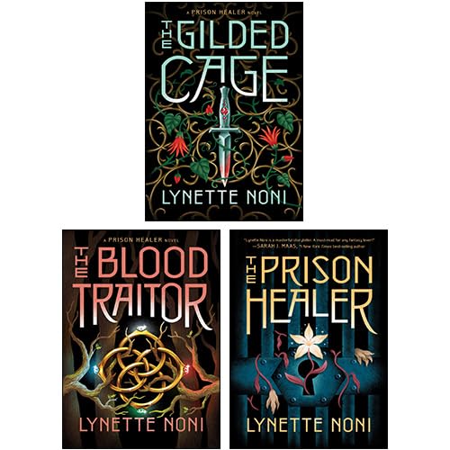 The Prison Healer Series 3 Books Collection Set By Lynette Noni (The Prison Healer, The Blood Traitor, The Gilded Cage) Romance