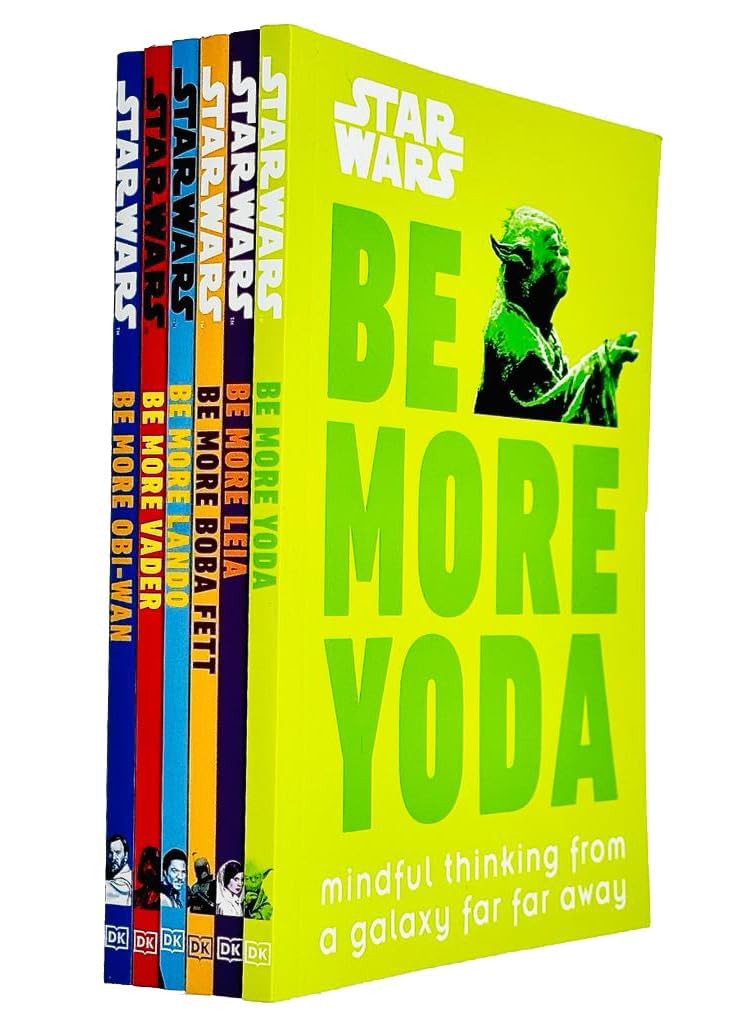 Star Wars Be More Series 6 Books Collection Set By Christian Blauvelt & Joseph Jay Franco & Kelly Knox(Yoda, Leia, Boba Fett, Lando, Vader & Obi-Wan) Fantasy & Sci-Fi