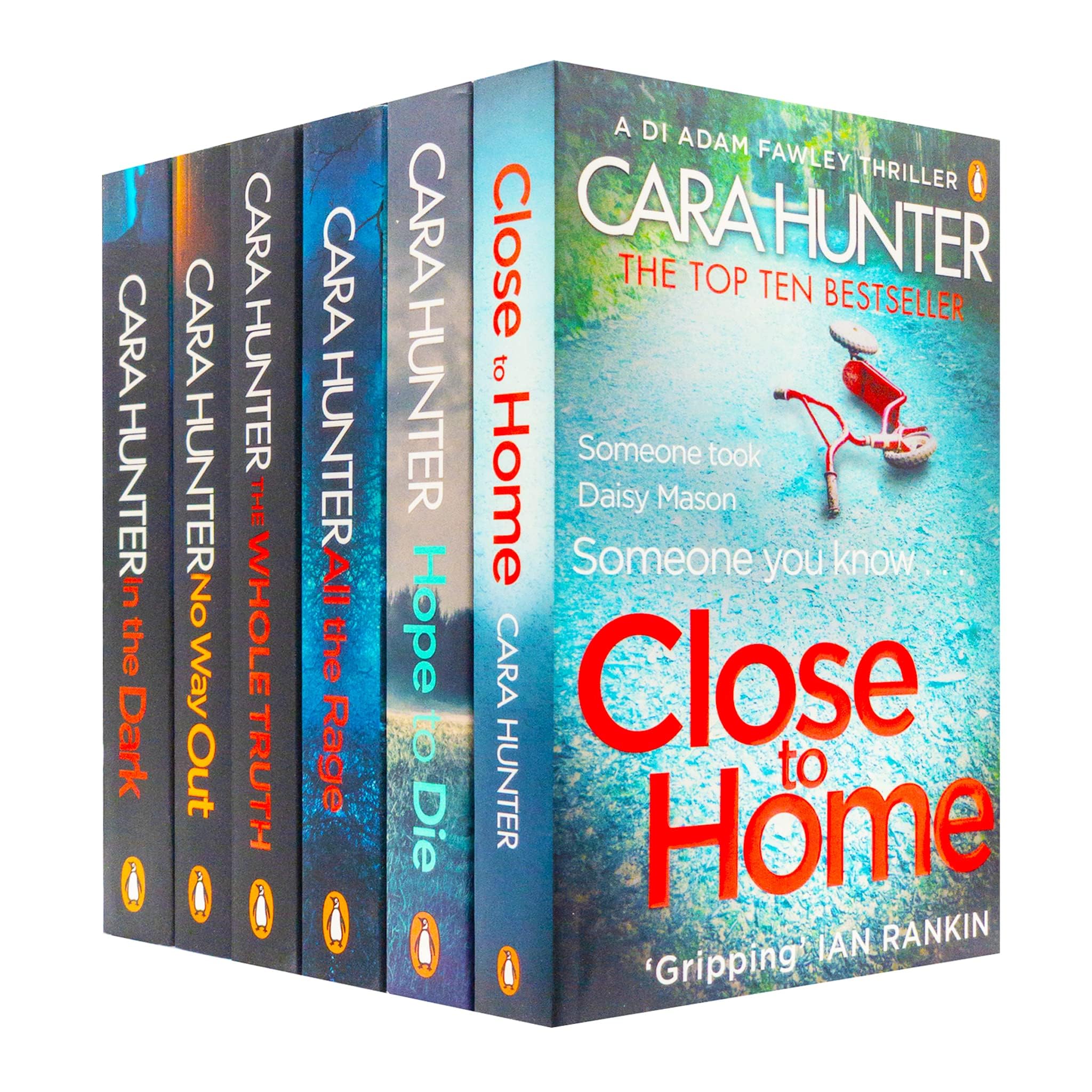Cara Hunter DI Fawley Series 6 Books Collection Set (All the Rage, In the Dark, Close to Home, No Way Out, The Whole Truth, Hope to Die) Suspense & Thrillers