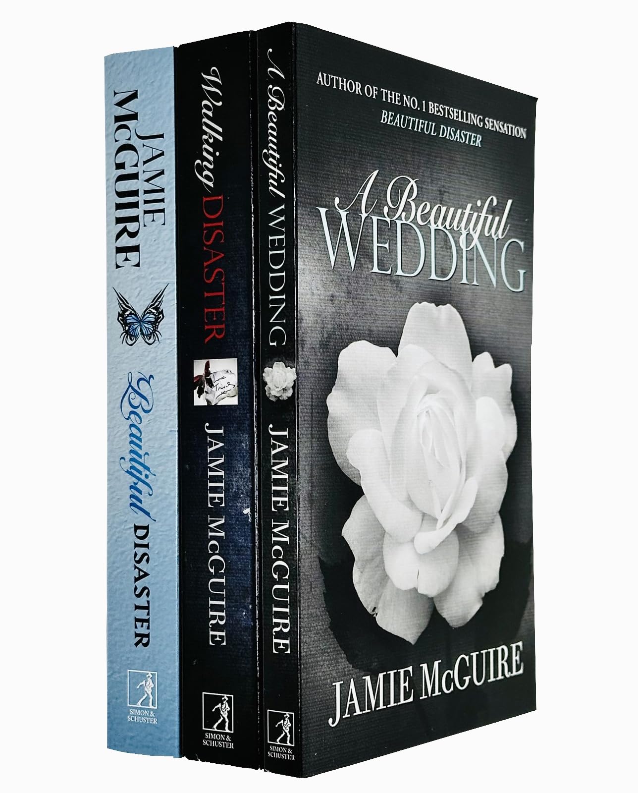 Jamie McGuire Beautiful Series 3 Books Collection Set (Beautiful Disaster, Walking Disaster, A Beautiful Wedding) Contemporary Romance