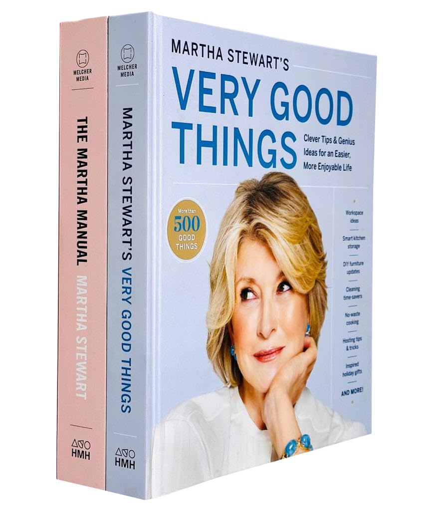 Martha Stewart 2 Books Collection Set (The Martha Manual How to Do (Almost) Everything & Martha Stewart's Very Good Things) Hobbies & Crafts
