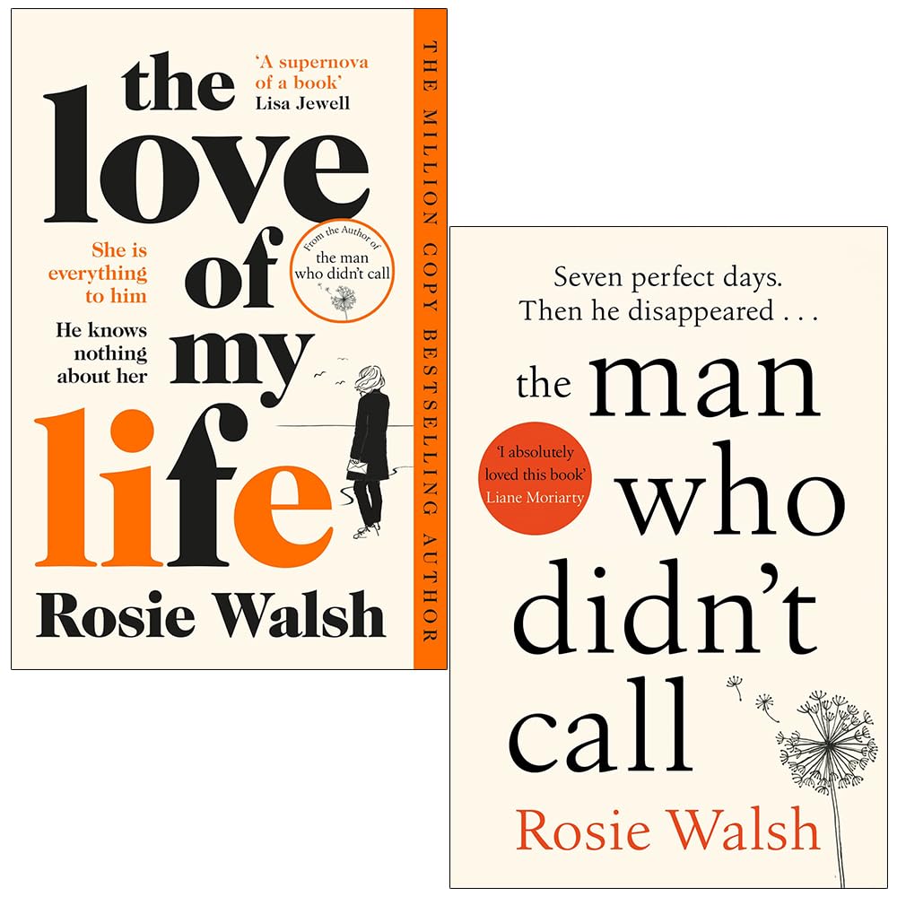 Rosie Walsh 2-Bücher-Sammlungsset (Die Liebe meines Lebens und der Mann, der nicht angerufen hat) Novels & Short Stories
