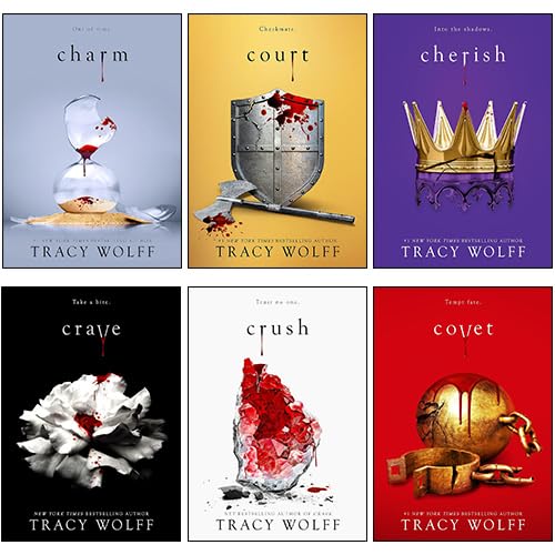 Crave Series Collection 6 Books Set By Tracy Wolff (Crave, Crush, Covet, Court, Charm & Cherish) Fantasy & Sci-Fi