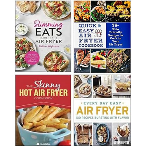 Slimming Eats Made in the Air Fryer , Quick and Easy Air Fryer Cookbook , Every Day Easy Air Fryer, The Skinny Hot Air Fryer Cookbook 4 Books Collection Set Cooking & Enjoying
