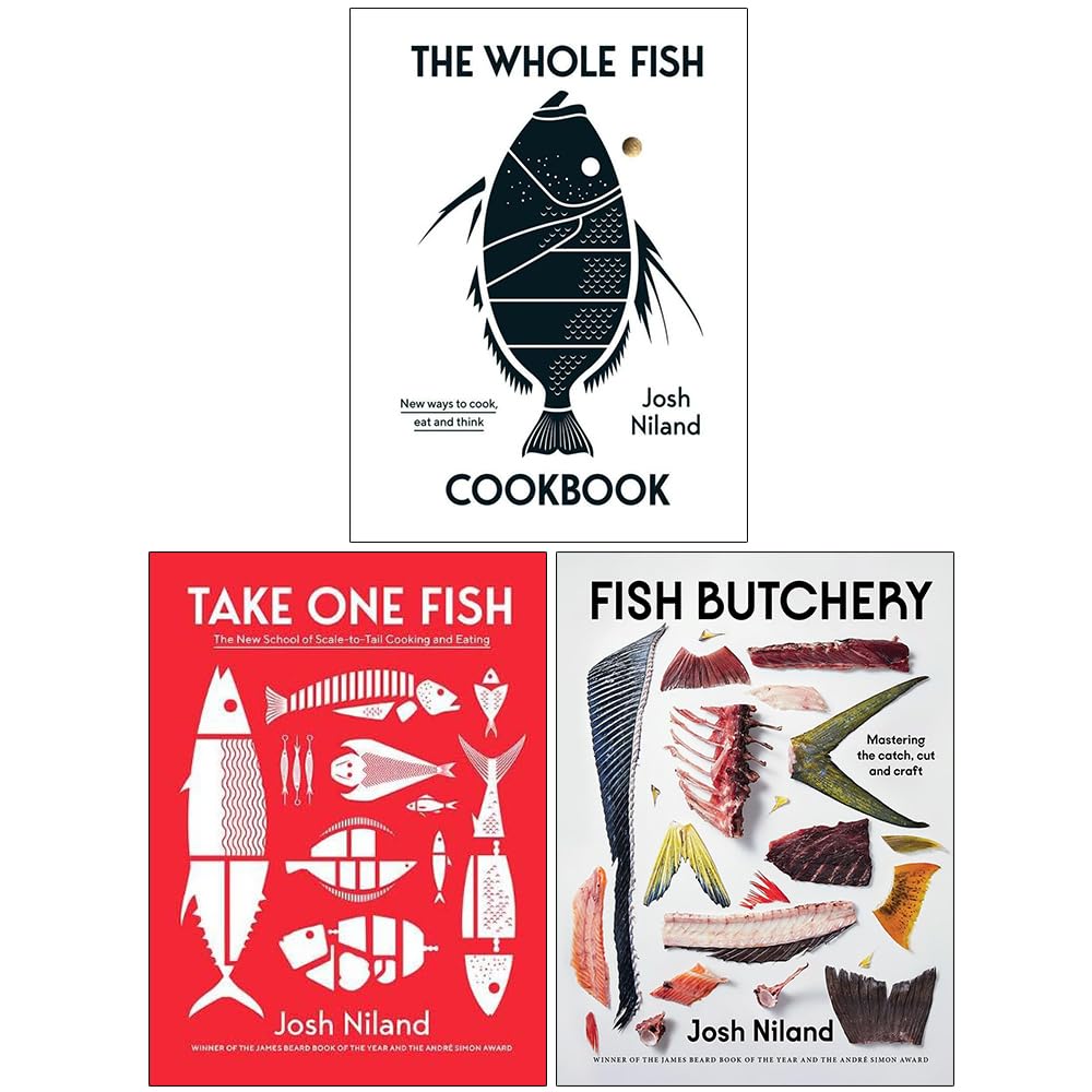 Foblit ltd Josh Niland Collection 3er-Bücher-Set (Das ganze Fischkochbuch, Take One Fish und Fish Butchery) Books