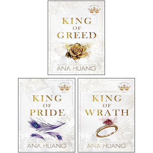 Kings of Sin Series 3 Books Collection Set By Ana Huang (King of Wrath, King of Pride, King of Greed) Contemporary Romance