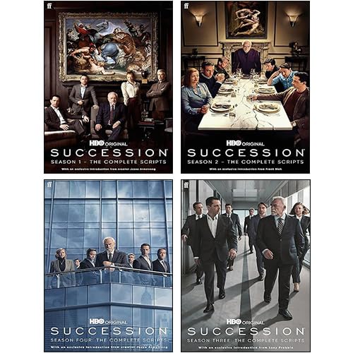The Complete Scripts Succession: Season (1-4) Collection 4 Books Set By Jesse Armstrong Film, Art & Culture