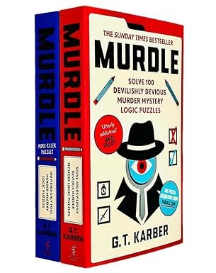 Murdle Puzzle Series 2 Books Collection Set By G.T Karber (Murdle, Murdle More Killer Puzzles) Detective & CSI