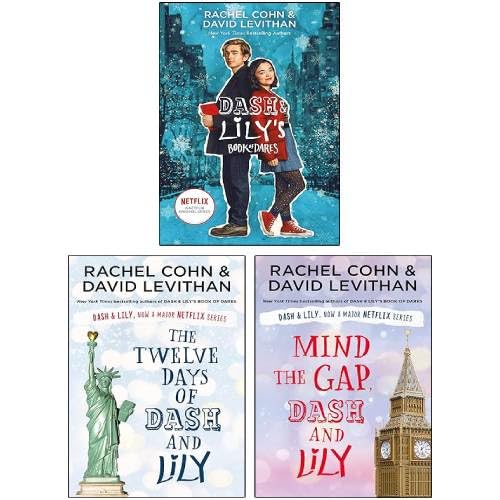 Dash and Lily Series 3 Books Collection Set By David Levithan & Rachel Cohn (Dash And Lily's Book Of Dares, The Twelve Days of Dash and Lily & Mind the Gap) Romance