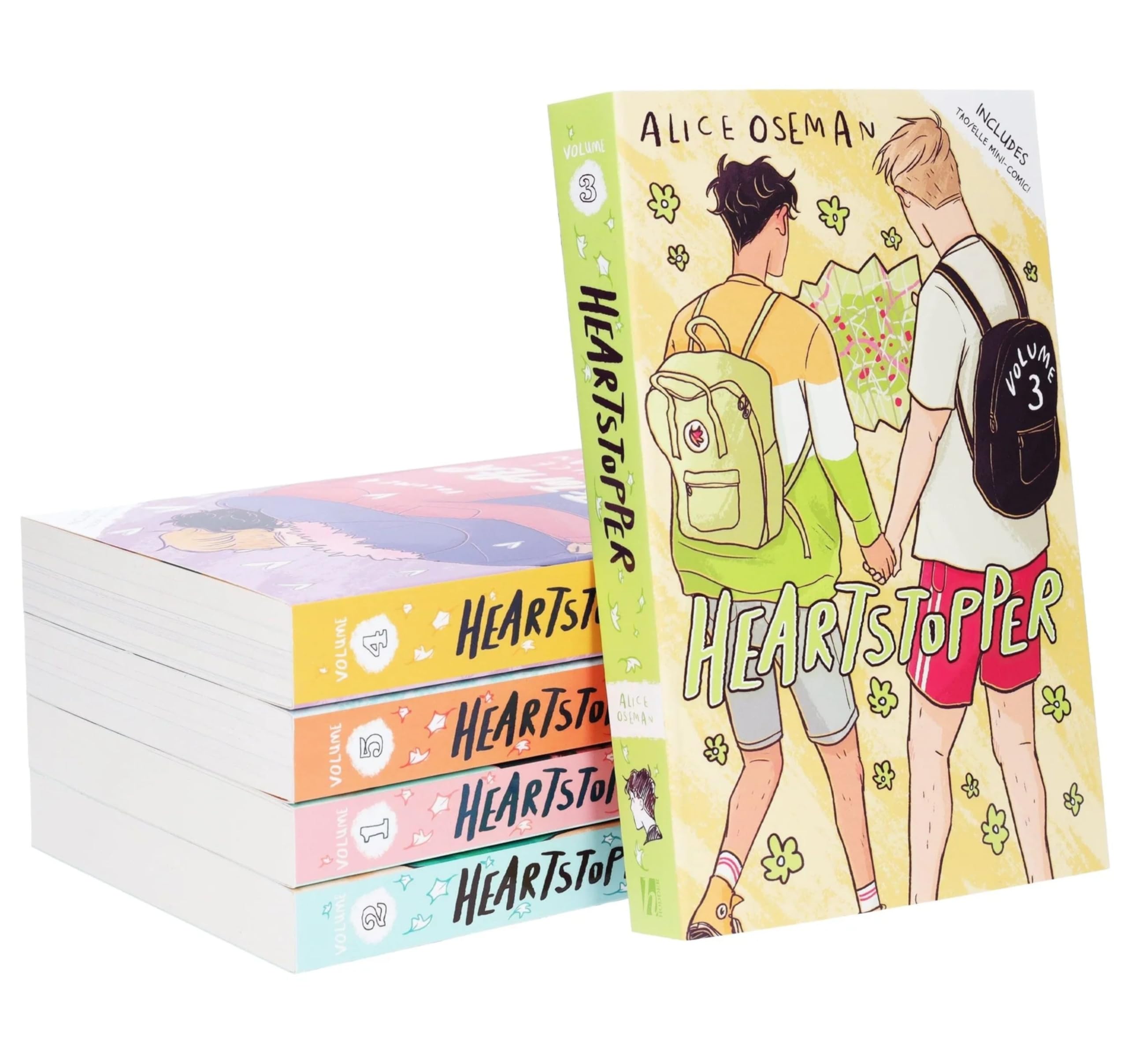 Heartstopper Series (Volumes 1-5) Books Collection Set By Alice Oseman Fiction