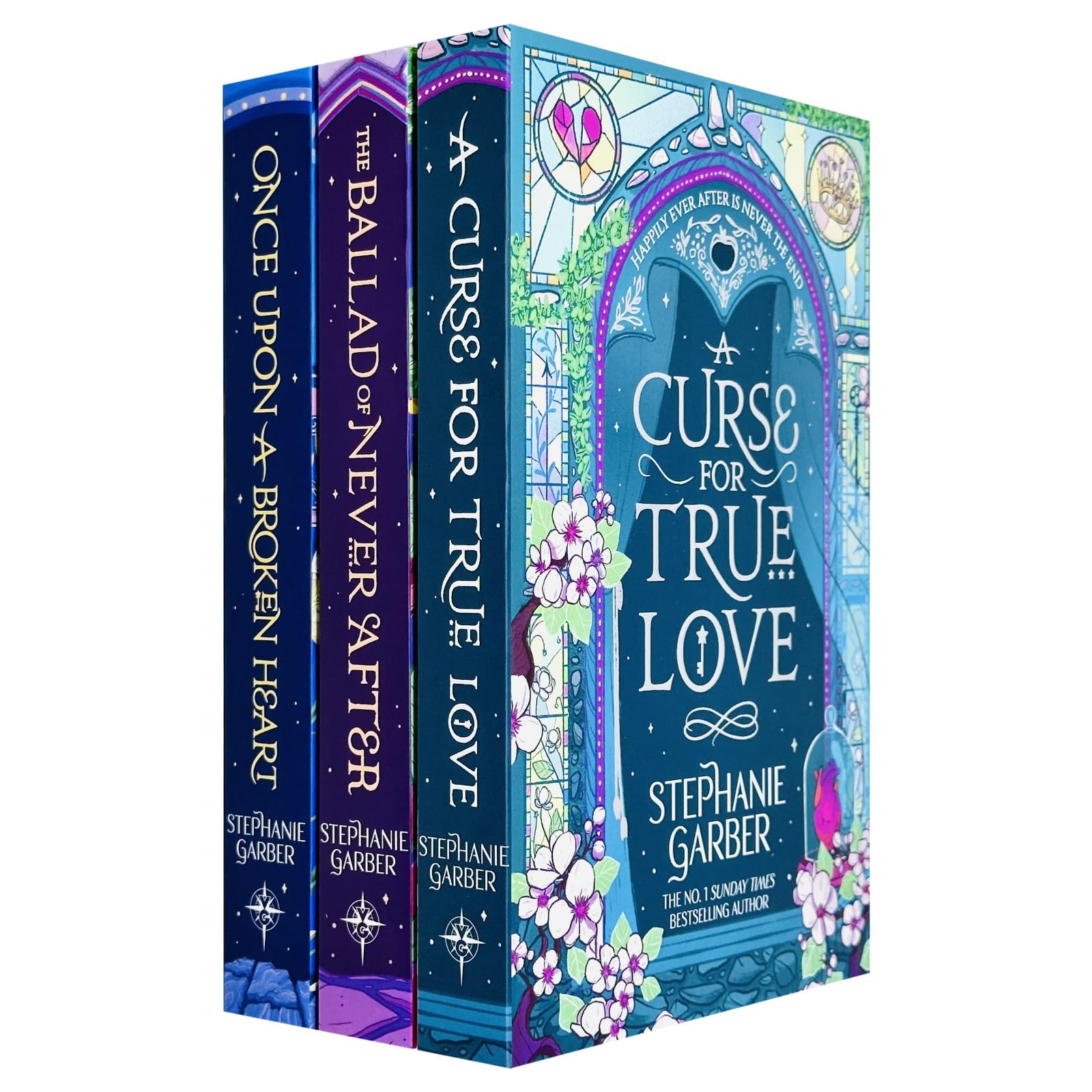 Once Upon a Broken Heart Series 3 Books Collection Set By Stephanie Garber (Once Upon A Broken Heart, The Ballad of Never After & A Curse For True Love) Books