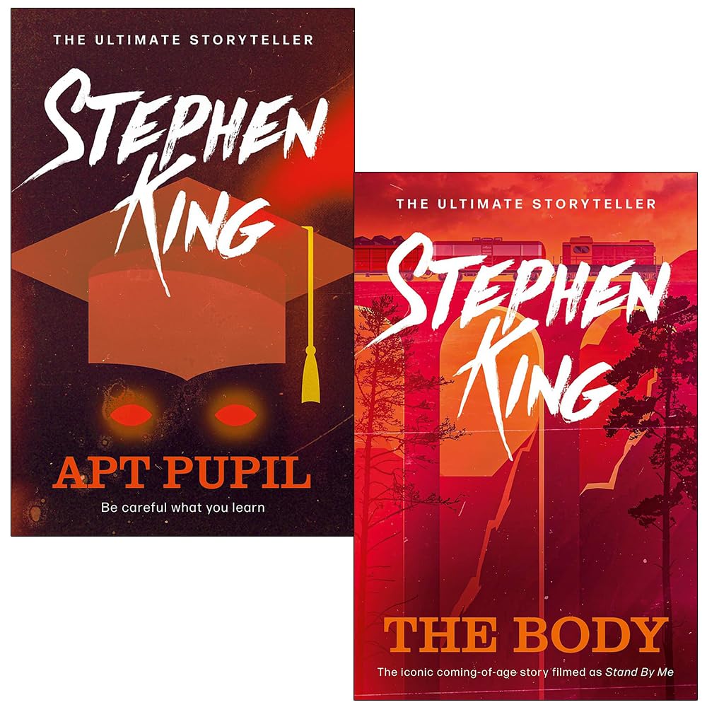 Stephen King Bücherset aus der Different Seasons Kollektion, 2 Stück (Apt Pupil & The Body) Books