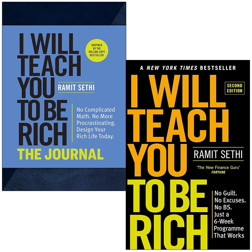 Foblit ltd Ramit Sethi Collection 2-Bücher-Set (I Will Teach You to Be Rich The Journal & I Will Teach You to Be Rich 2. Auflage) Books