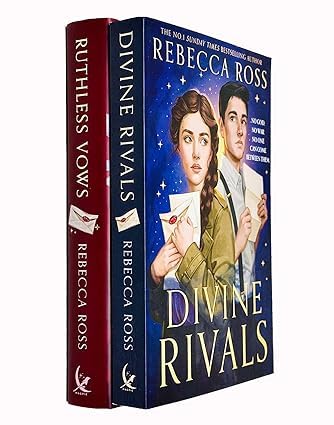 Letters of Enchantment Series 2 Books Collection Set By Rebecca Ross (Divine Rivals, Ruthless Vows) Historical Fiction