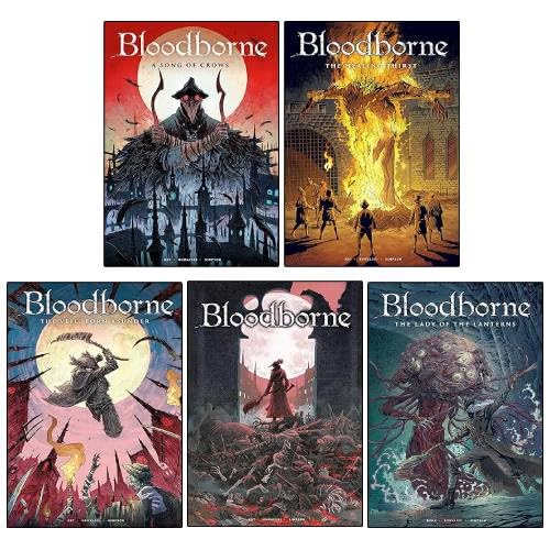 Bloodborne Collection 5 Books Set By Ales Kot, Piotr Kowalski(The Death of Sleep, The Healing Thirst, A Song of Crows, The Veil, Torn Asunder, Lady of the Lanterns) Books