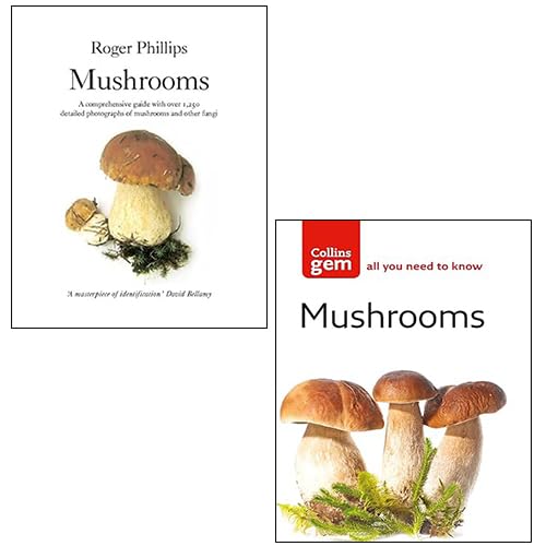 Mushrooms By Roger Phillips, Mushrooms Collins Gem By Patrick Harding 2 Books Collection Set Business & Technology