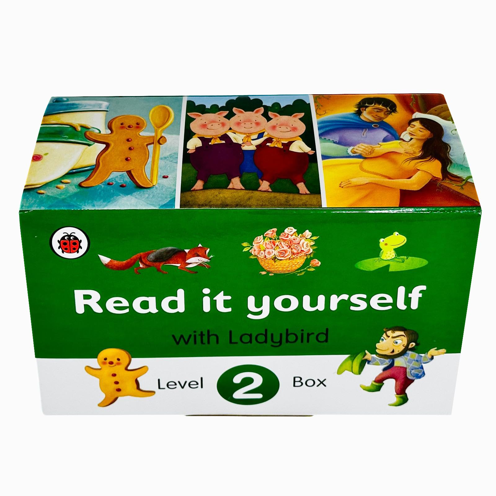 Ladybird Read It Yourself Tuck Box Level 2: 10 Books Box Set (Beauty and the Beast, Chicken Licken, The Gingerbread Man, Little Red Riding Hood, Rumpelstiltskin, Sleeping Beauty & More) Novels & Short Stories