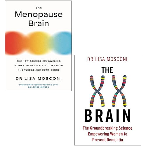 Dr. Lisa Mosconi Collection 2 Books Set (The XX Brain, The Menopause Brain) Health, Nutrition & Fitness