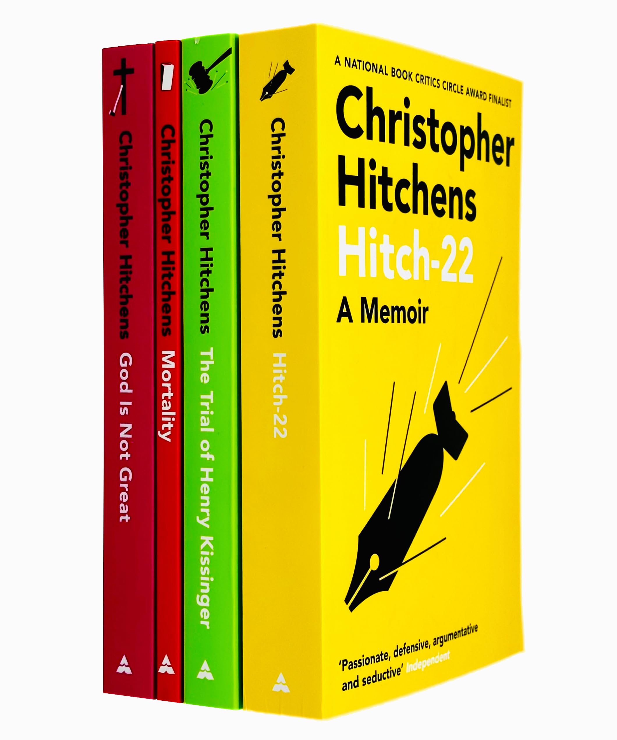 Christopher Hitchens 4 Books Collection Set (Hitch 22, The Trial of Henry Kissinger, Mortality & God Is Not Great) Books