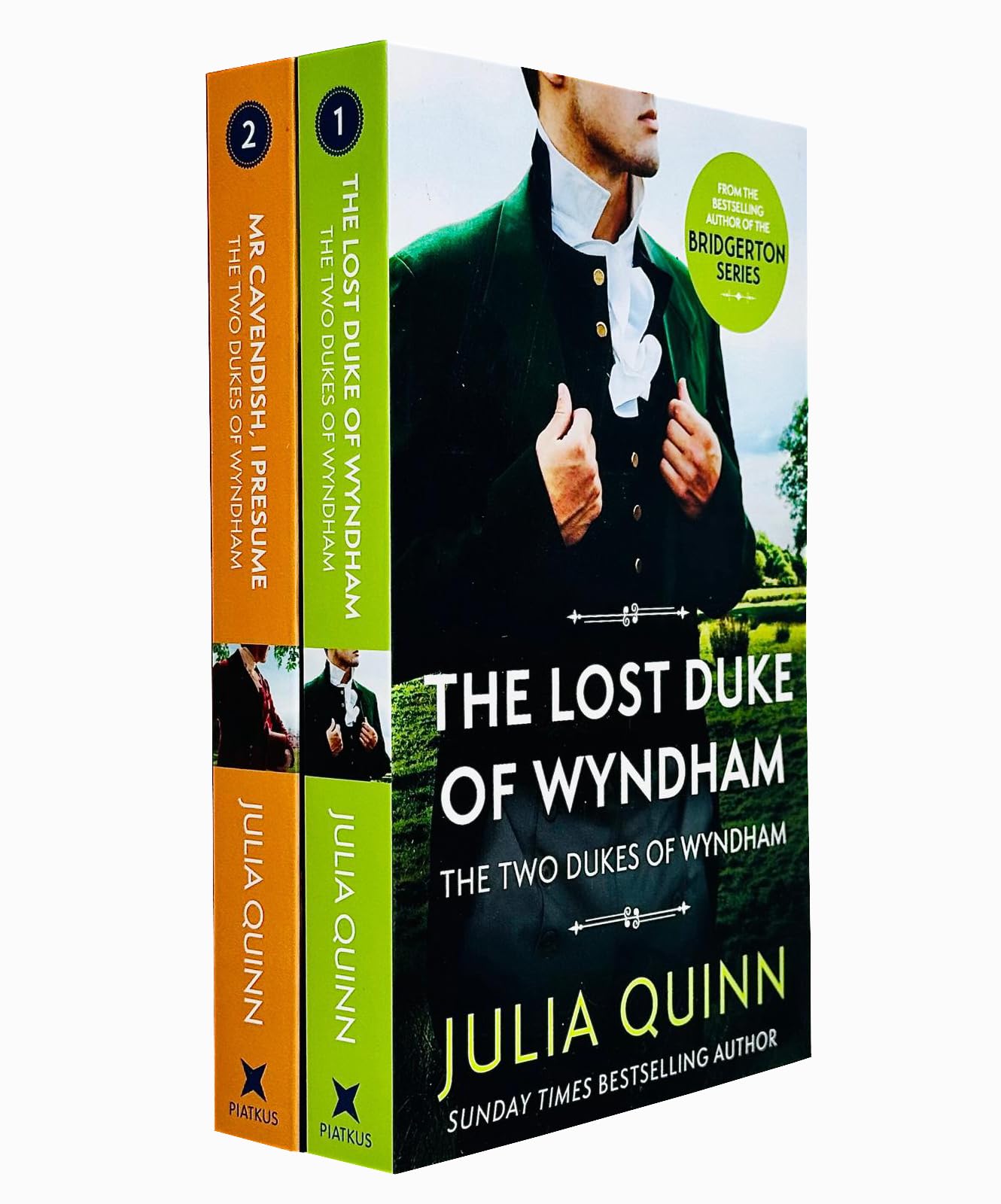 Julia Quinn Two Dukes of Wyndham Series 2 Books Collection Set (The Lost Duke Of Wyndham & Mr. Cavendish, nehme ich an) Non-fiction