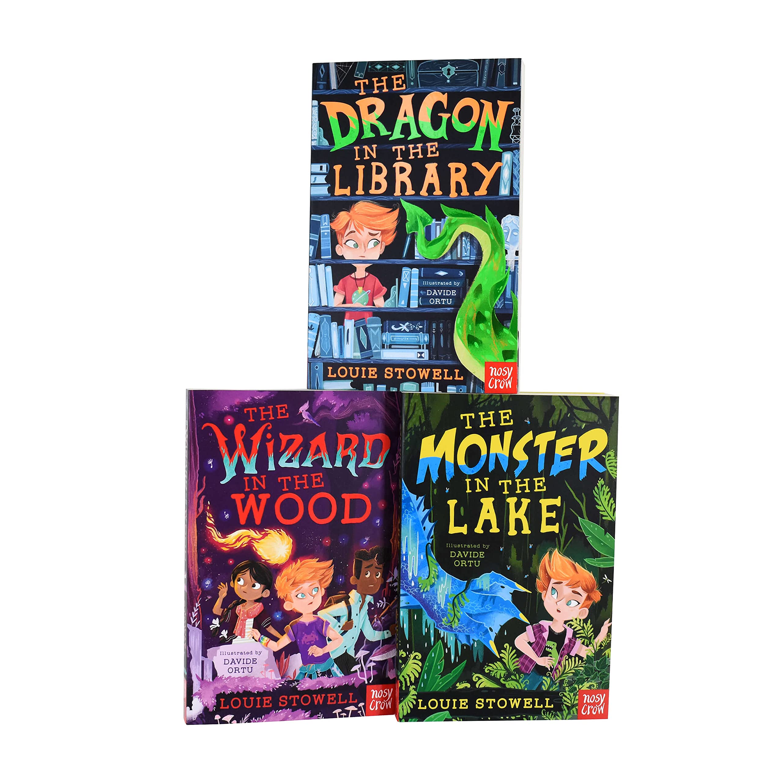 Kit the Wizard The Dragon In The Library Series 3 Books Collection Set Books