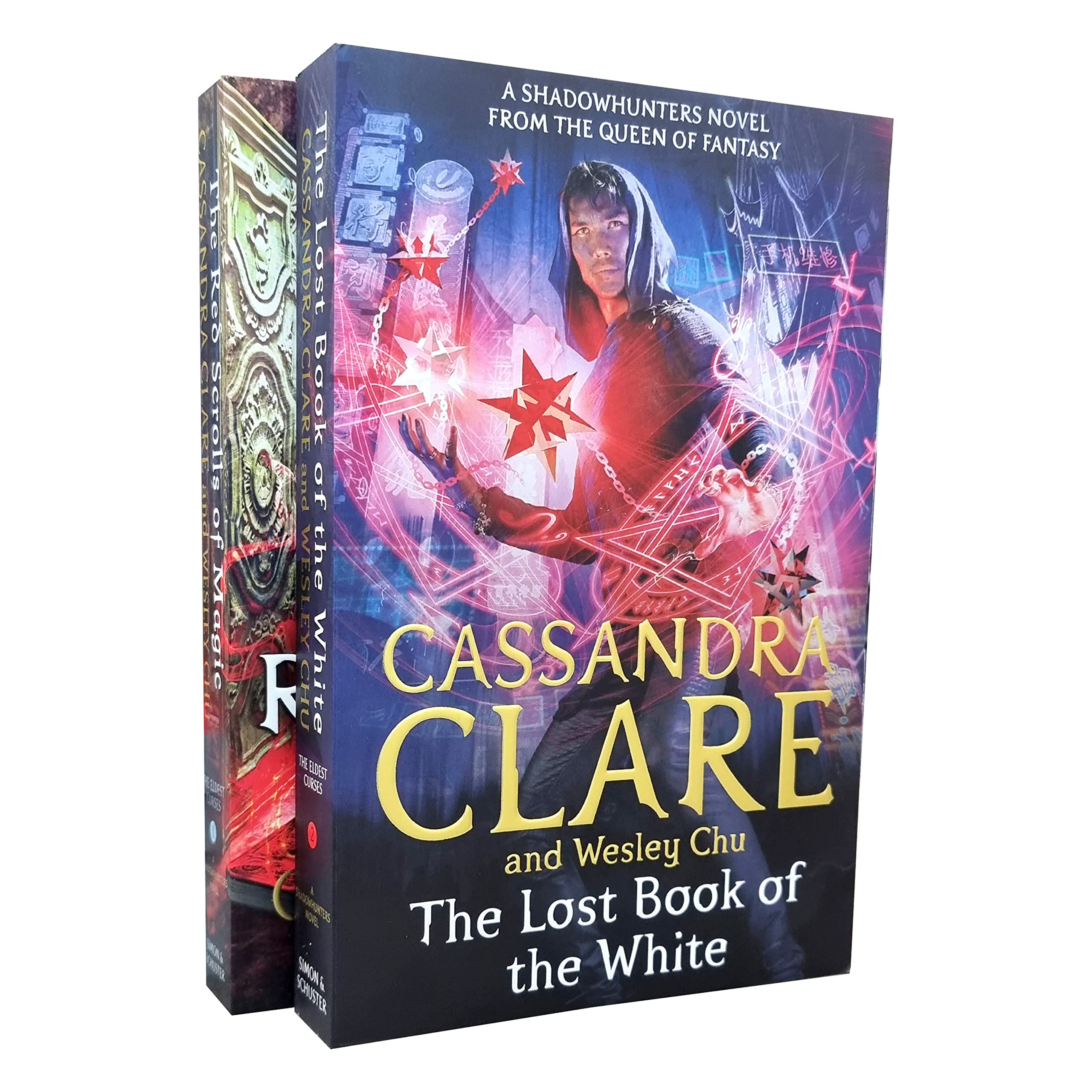Cassandra Clare The Eldest Curses 2 Books Collection Set (The Lost Book of the White, The Red Scrolls of Magic) Books