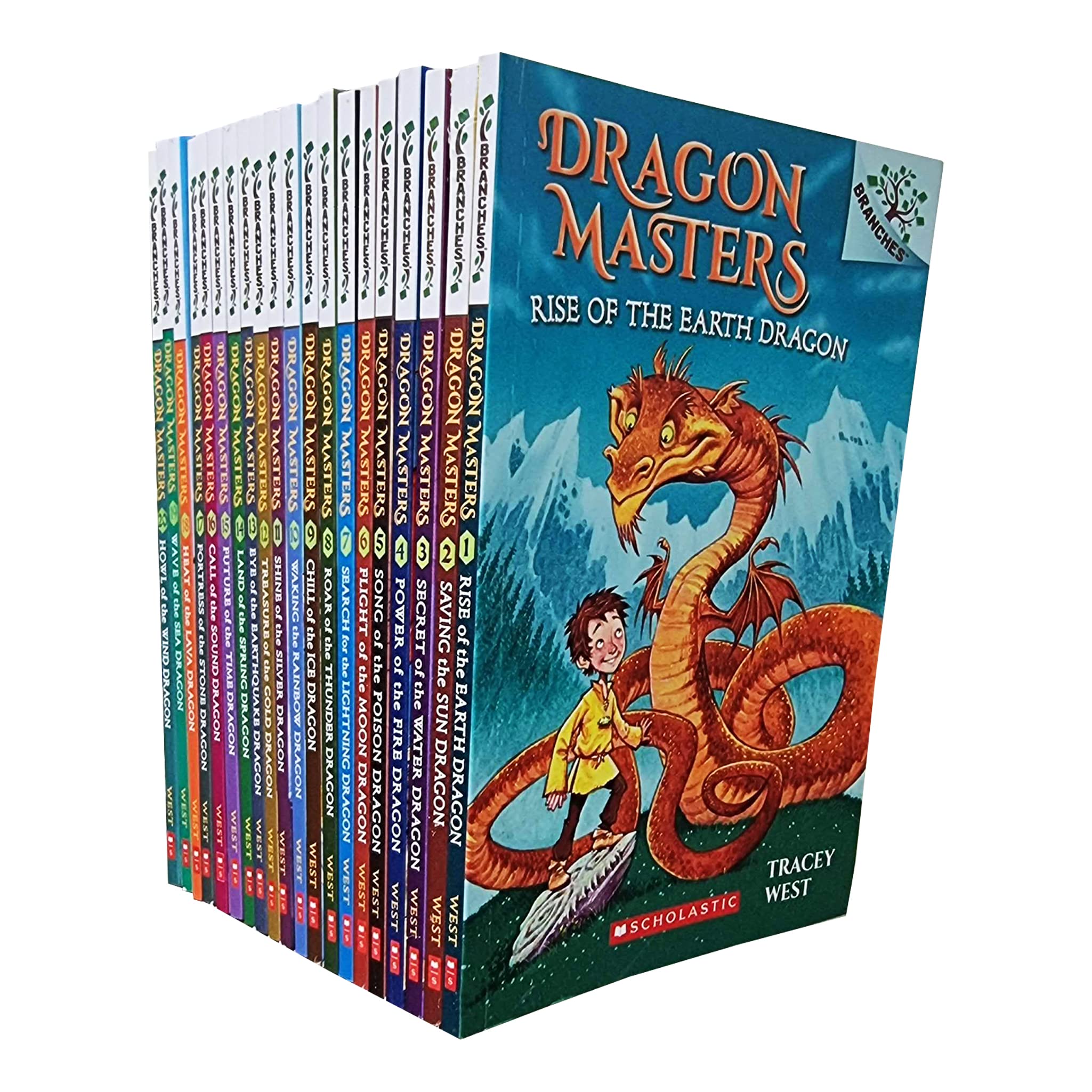 Dragon Masters Series 20 Books Collection Set (Rise of the Earth Dragon, Saving the Sun Dragon, Secret of the Water Dragon, Power of the Fire Dragon, Song of the Poison Dragon & More...) Children's books