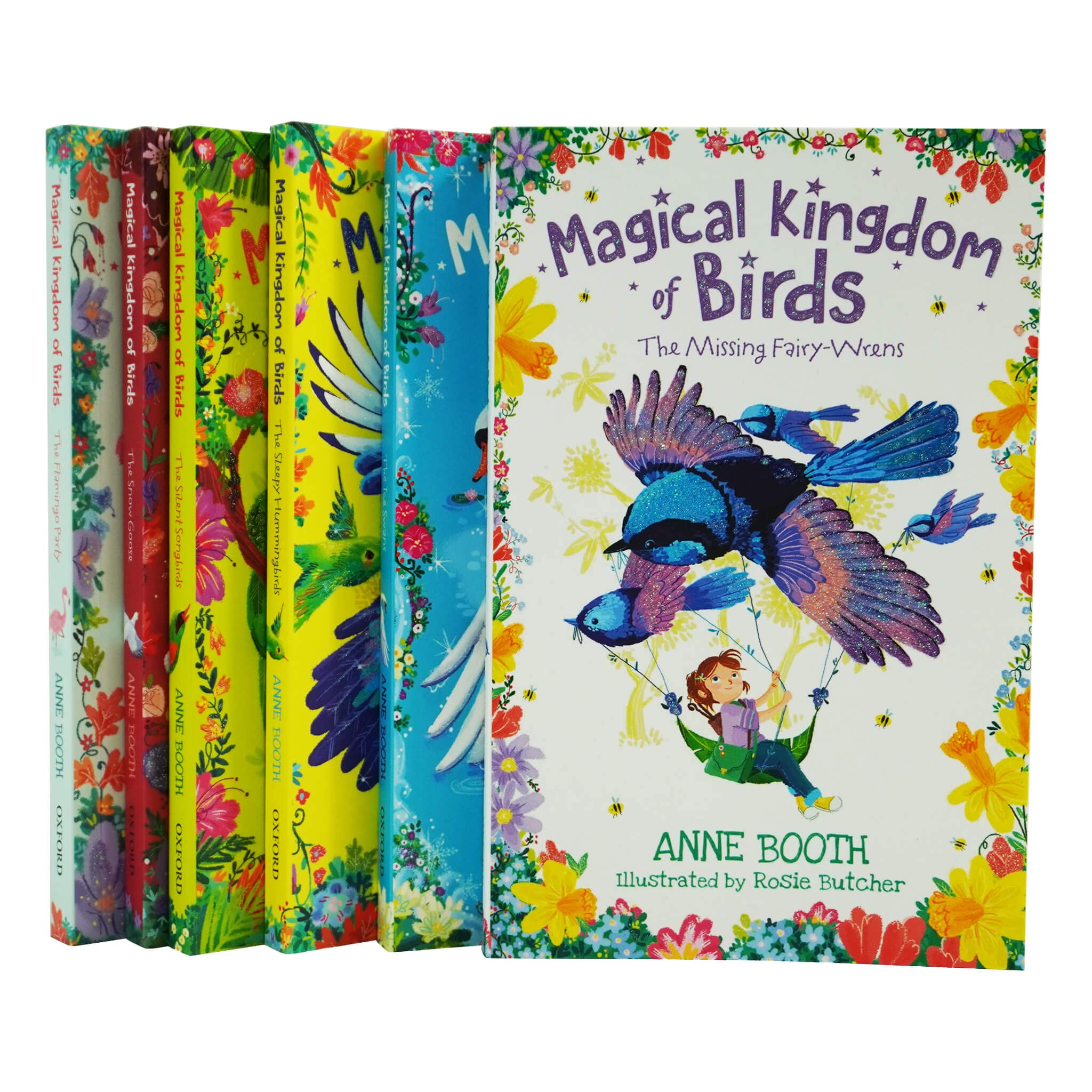 Magical Kingdom of Birds Series 6 Books Collection Set(The Sleepy Hummingbirds, The Ice Swans, The Missing Fairy-Wrens & More...) Books