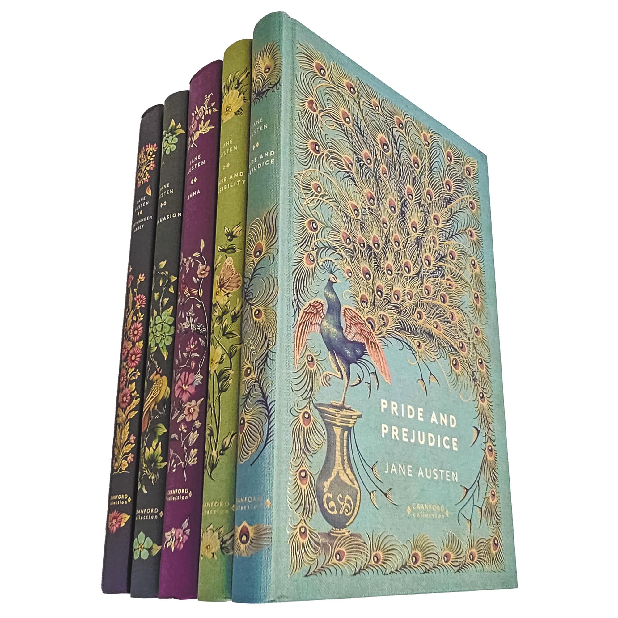 Jane Austen Premium Cranford Hardcover Collection (5-Book Set): Pride and Prejudice, Sense and Sensibility, Emma, Persuasion, Northanger Abbey book