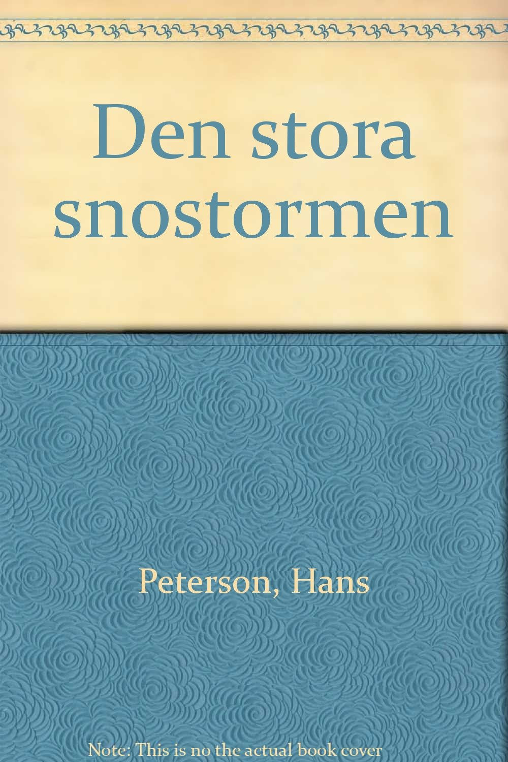Product Image: Den stora snostormen (Swedish Edition)