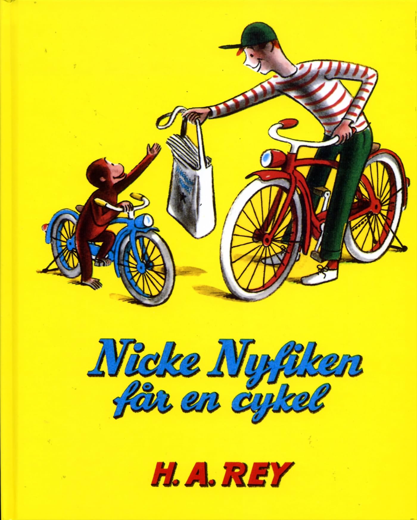 Nicke Nyfiken får en cykel book