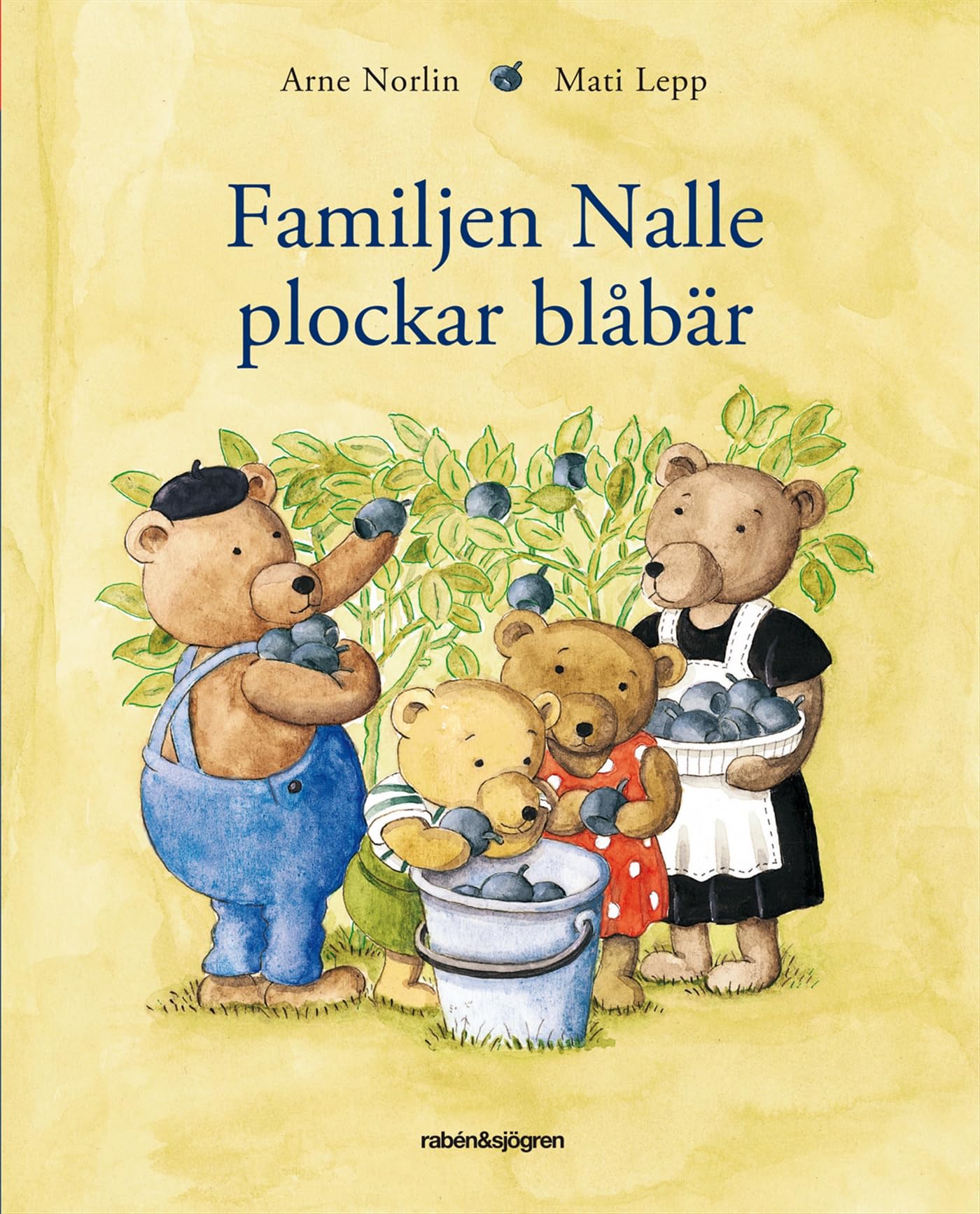 Familjen Nalle plockar blåbär (Klumpe Dumpe) Children's books