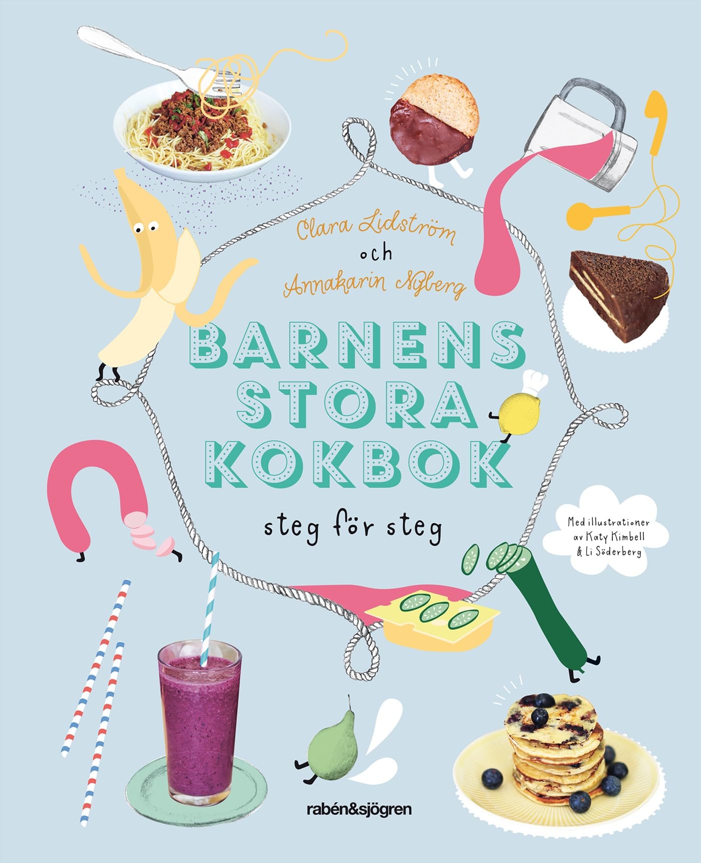 Barnens stora kokbok - steg för steg Books