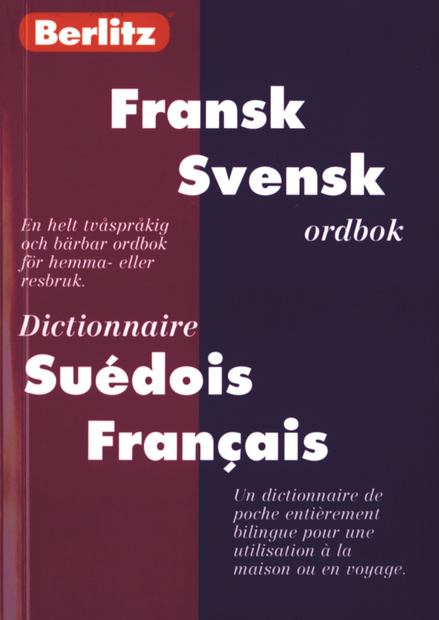Fransk-Svensk/Svensk-Fransk fickordbok (Berlitz ordbok) Books