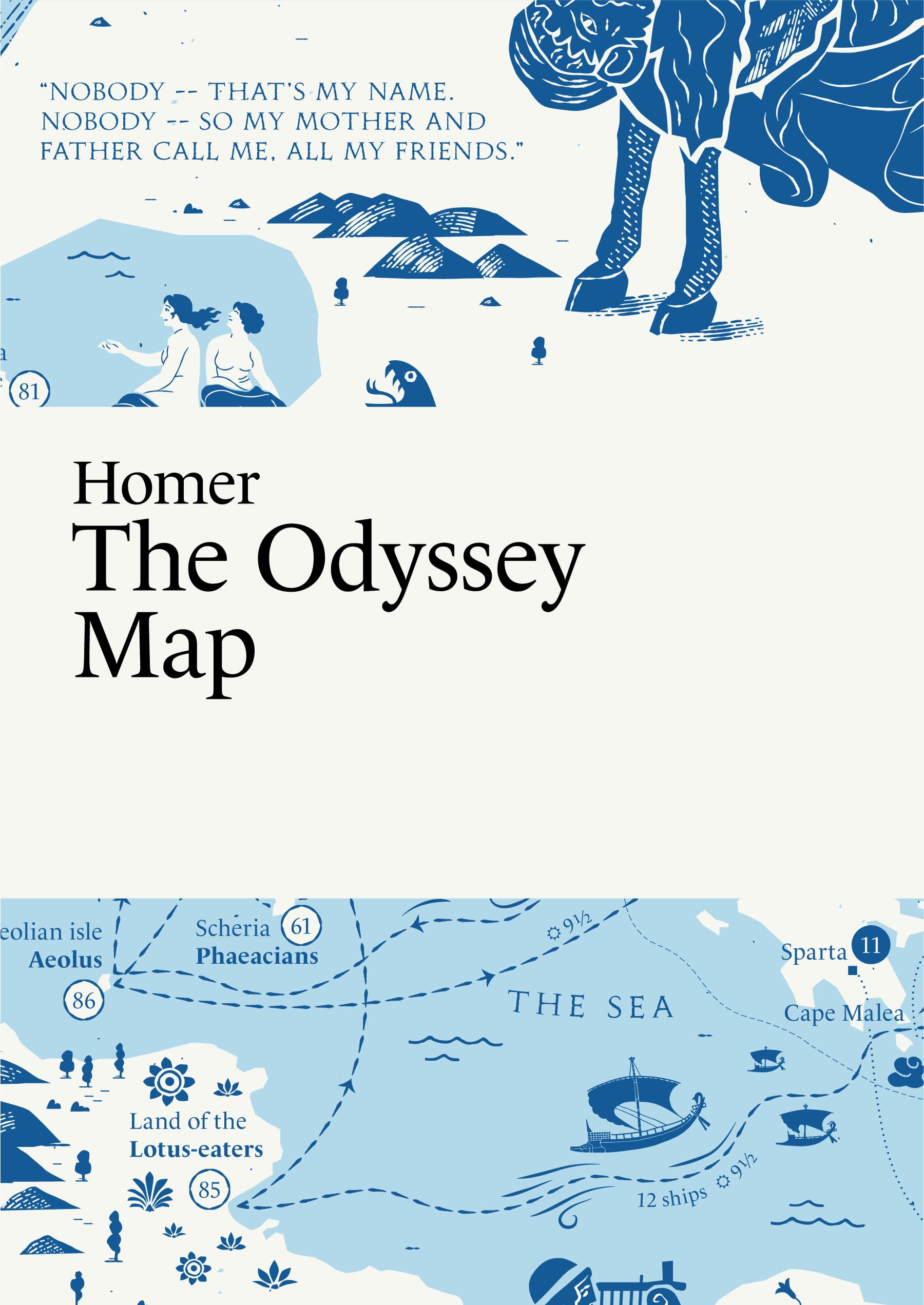 Homer: The Odyssey Map (Paris Grafik's Literary Maps) Contemporary literature