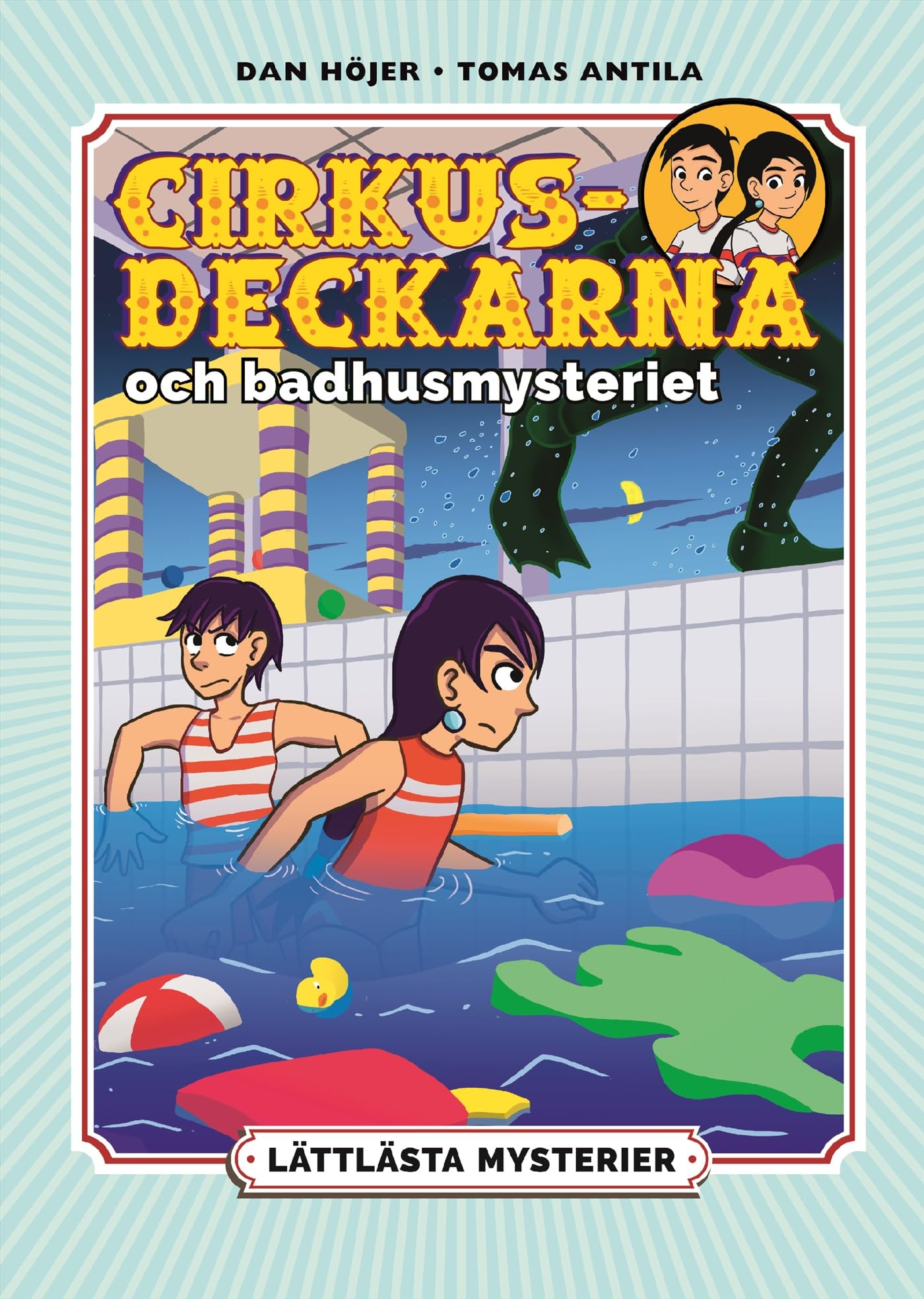 Lättlästa mysterier. Cirkusdeckarna och badhusmysteriet Books