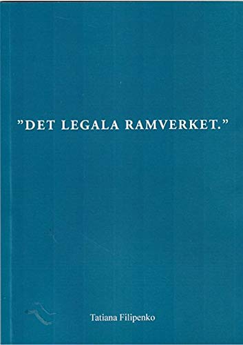 Det legala ramverket Business, Finance & Career