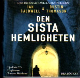 CD HÖRBUCH Ian Caldwell & Dustin Thomason SCHWEDISCH: Den Sista Hemligheten Books