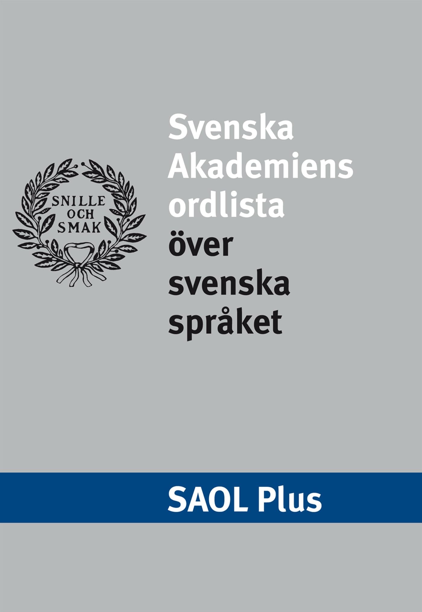 Svenska Akademiens ordlista på CD. SAOL Plus Books