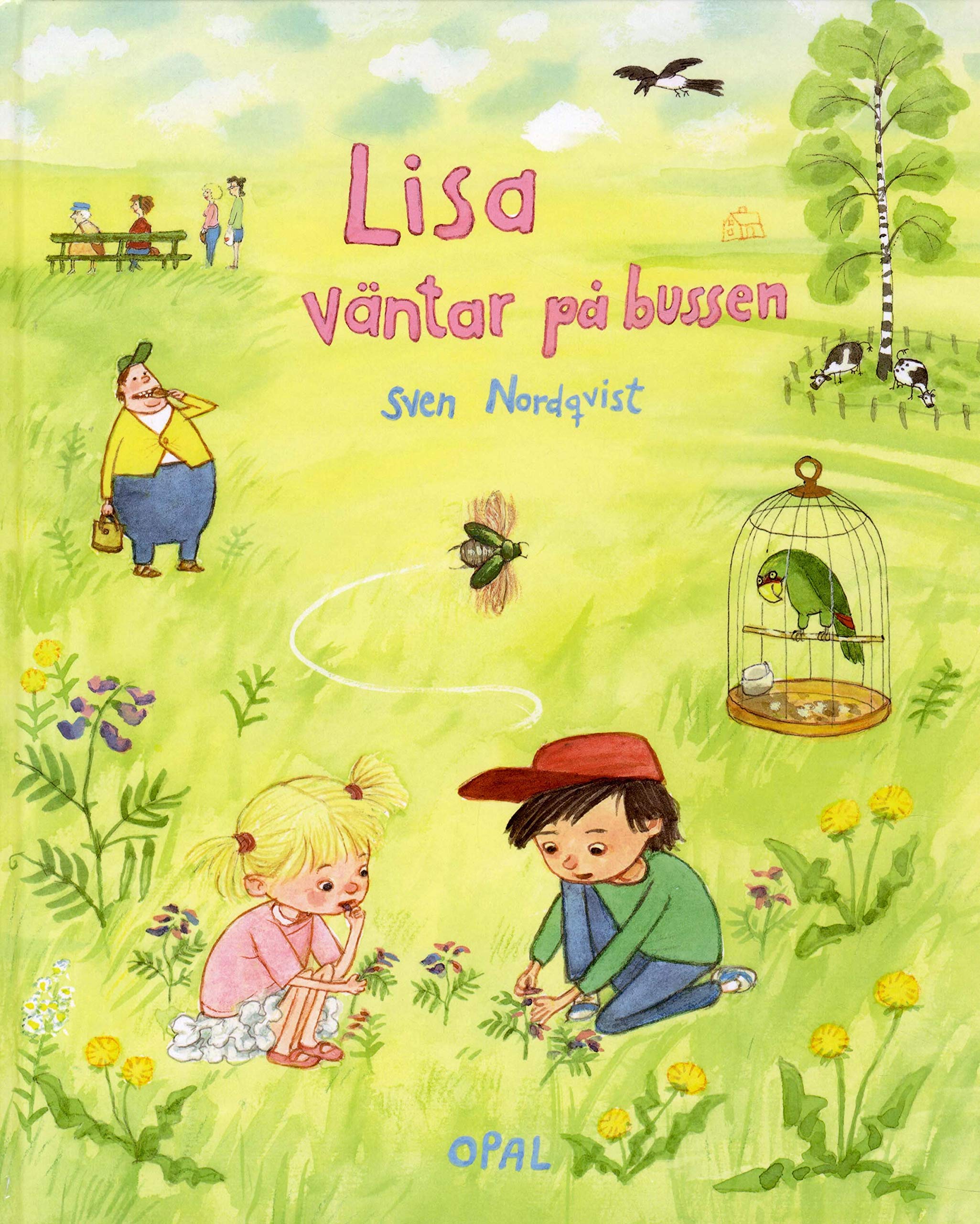 Lisa väntar på bussen Young adult books